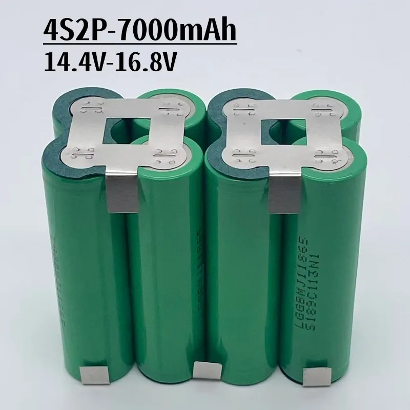 أداة طاقة لاسلكية 12 فولت إلى 25.2 فولت/حزمة بطارية بديلة للمكنسة الكهربائية، 1P/2P 3500 مللي أمبير/7000 مللي أمبير في الساعة #4