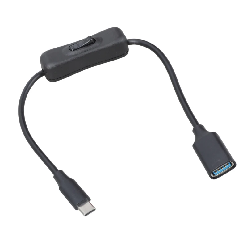 

Кабель-переключатель типа C, USB-кабель для зарядки с включением/выключением, USB-кабель-переключатель типа C, удлинительные кабели для телефона, светодиодный USB-вентилятор