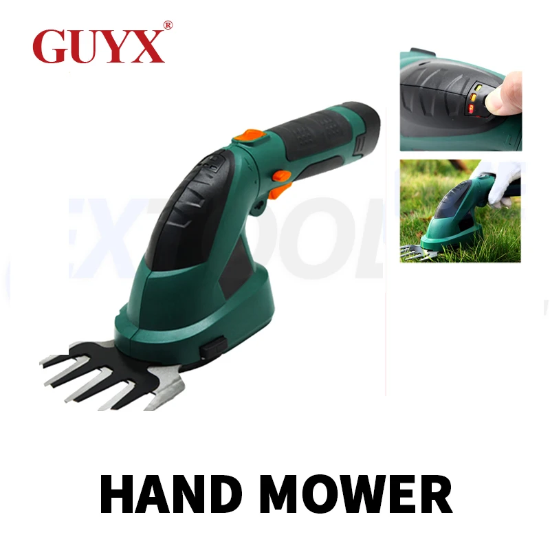 

Small Household Lithium Electric Weeding Machine Electric Plant Trimmer 7.2V Cordless Lawn Mower Bonsai Trimmer Handheld Trimmer