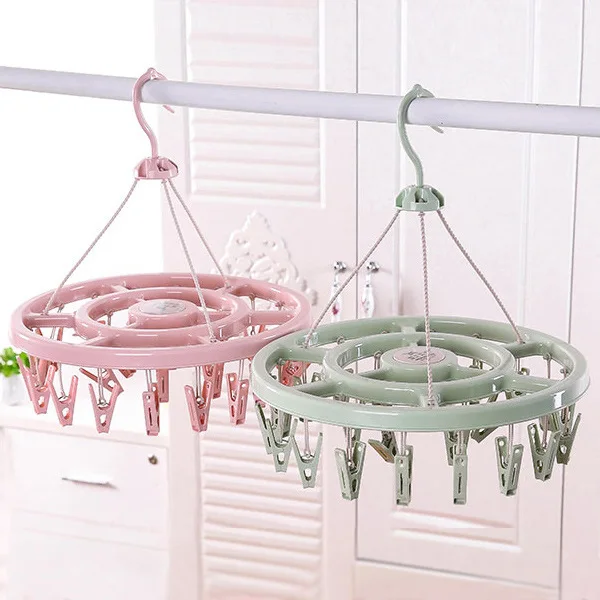 Socks Drying Rack Windproof Clothes Drying Clip Multi-functional Hanger Hanging Clothes Cool Underwear Socks Hanging Artifact