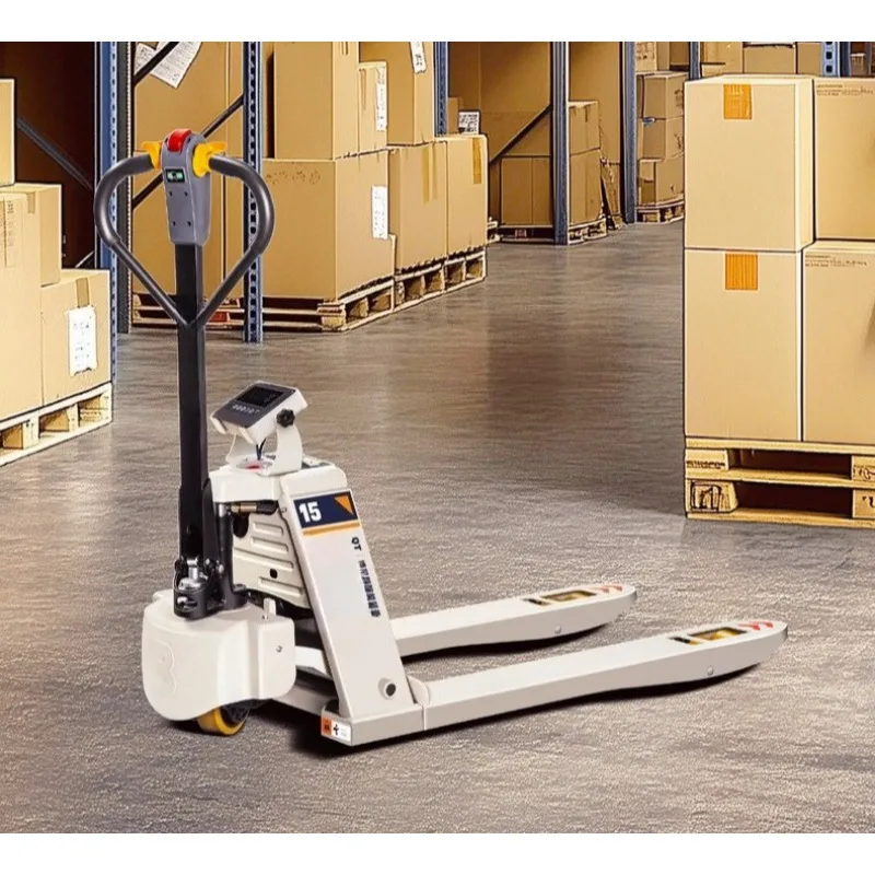 

1.5T/2T Electric Forklift with Scale Fully Electric Pallet Scale Lifting and Loading Unloading Pallet Handling Forklift
