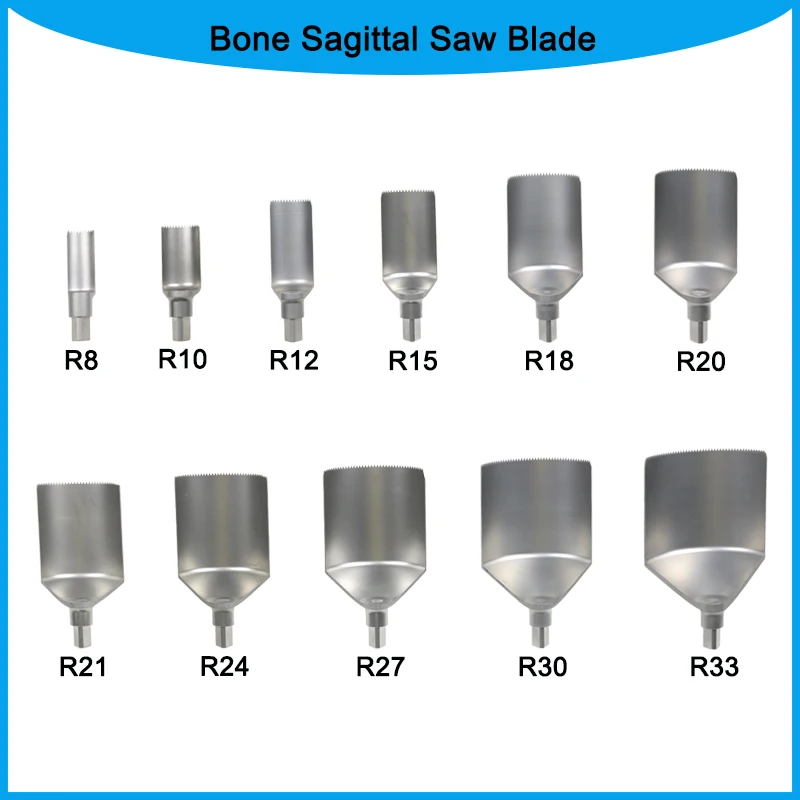 

R8-R33 Orthopedic Saw Blade Bone Sagittal Saw Blade Animal Orthopaedics Instrument 11types Available