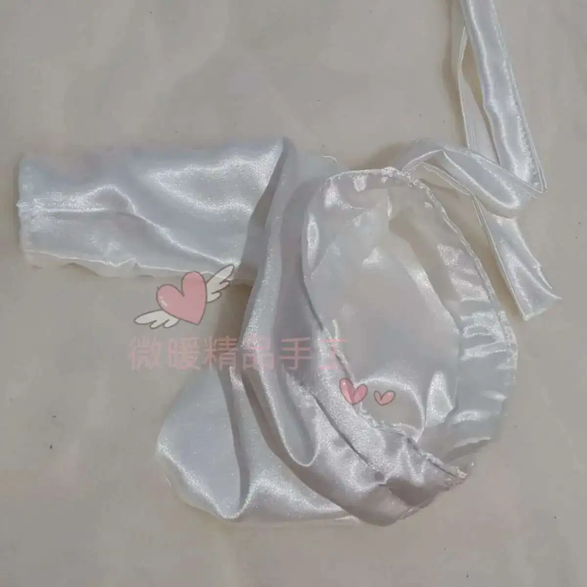 Glossy Ice Silk Satin Men Lingerie Panties Plus Size Underwear Sexy Medium Waist Briefs