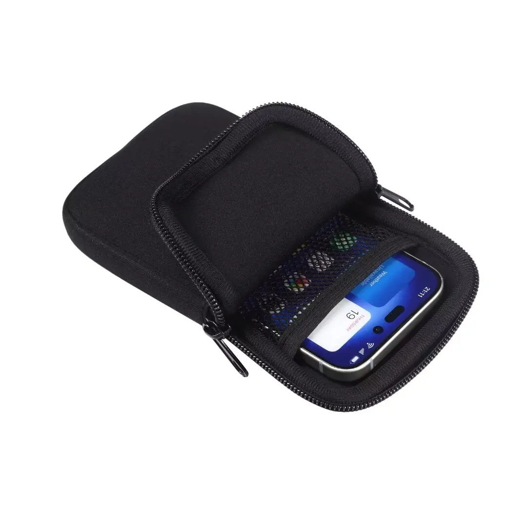 Bolsa universal à prova d'água para telefone, capa à prova de choque com clipe de cinto, alça de ombro para iPhone Samsung Xiaomi de 4,7-7,2 polegadas
