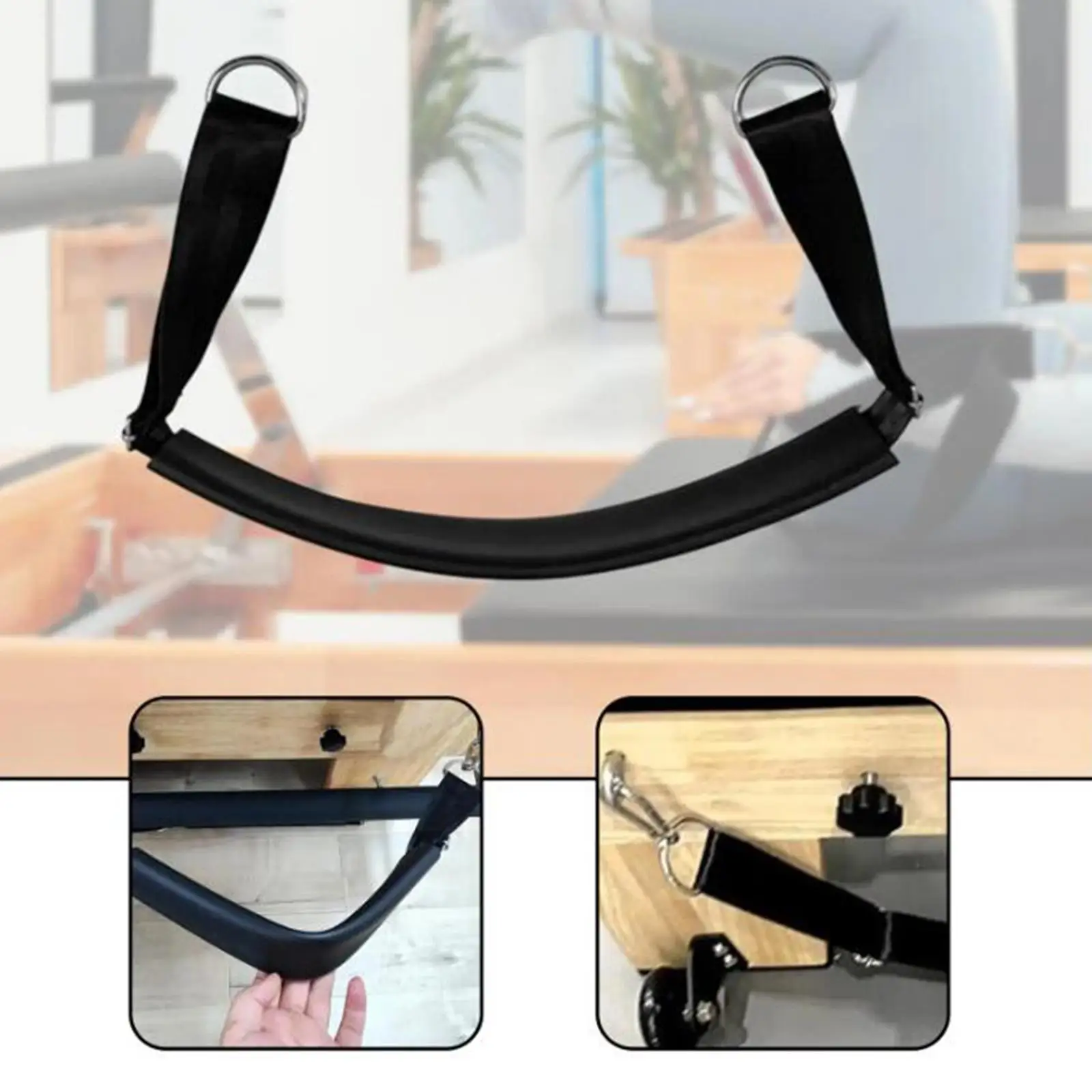 Pilates Reformer Strap Adjustable Length Portable Workout Equipment for Women Yoga Pilates Accessories Kit