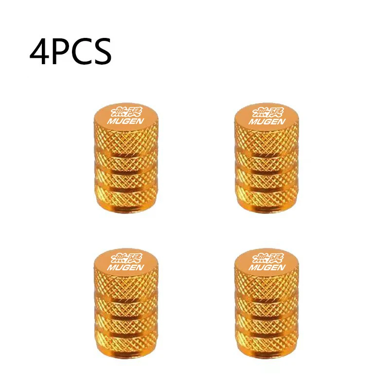 Car Wheel Tire Valve Caps Tyre Stem Covers Airdust Waterproof For Honda Mugen Power Civic Type R Accord CRV Hrv Accessories 4pcs view 5