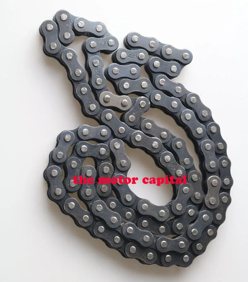 Motorcycle 428 Chain 88/94/102L/104L/108/140 Links Fit for 50cc-250cc ATV Quad Pit Dirt Bike Go Kart Metal  Parts