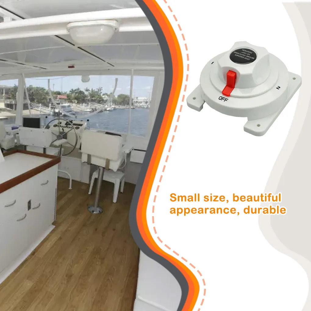 قارب بطارية محدد التبديل المعزل ملحق إمدادات الطاقة قطع المكونات اغلاق مفاتيح الملحقات صمام التحكم #4