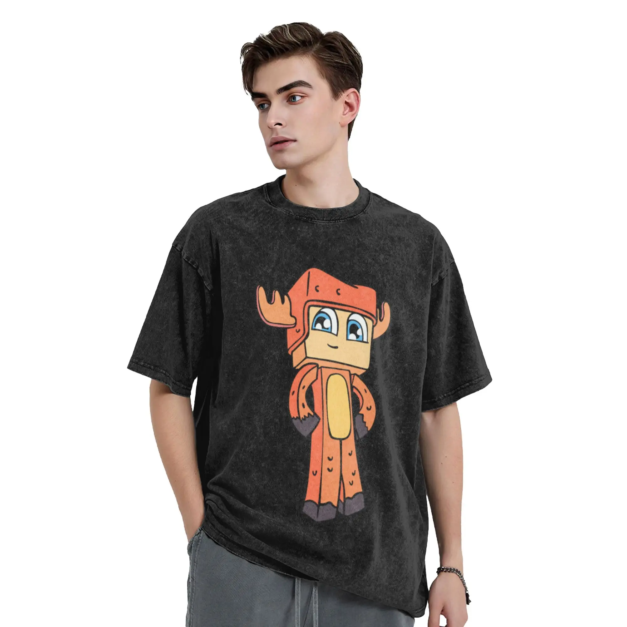 Moose Gaming s Gift For Fans  For Men and Women  Unique Cool A T-Shirt Oversized Short Sleeve Men's Women's Cotton Tees Tops