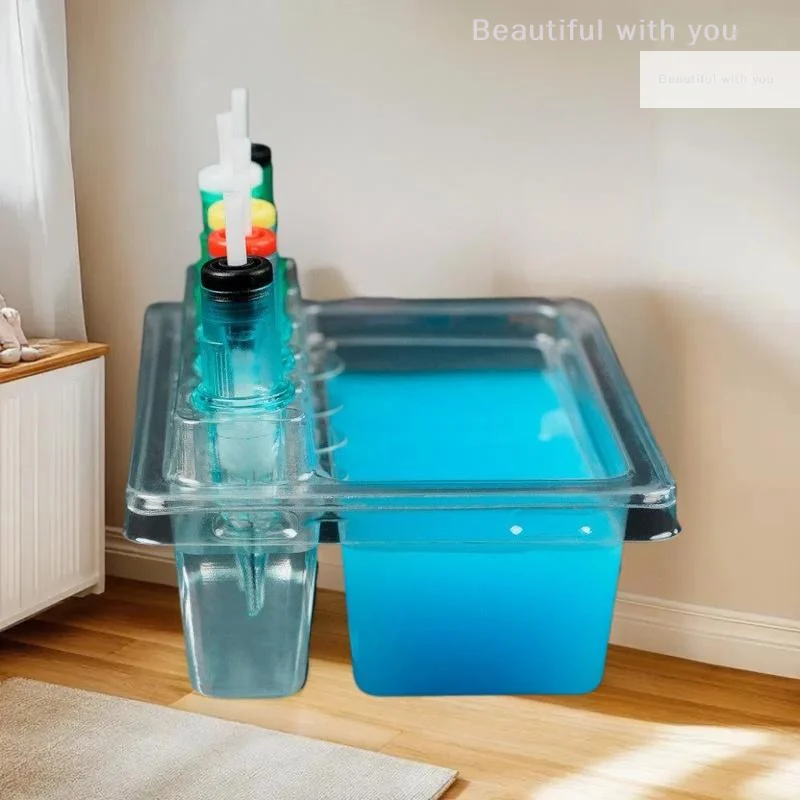 

20pcs/pack Tattoo Needles Stand Waterproof Ink Cartridge Needle Holder Placement Rack Disposable Washing Cup Clean Double Layer