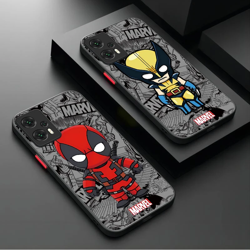 Marvel Spider Man Venom Case For Xiaomi 12T 13T 11T 10T 13 12 11 Lite 5G POCO X6 X5 M6 Pro 4G M5S C65 X3 NFC X4 GT F3 F4 F5 F6