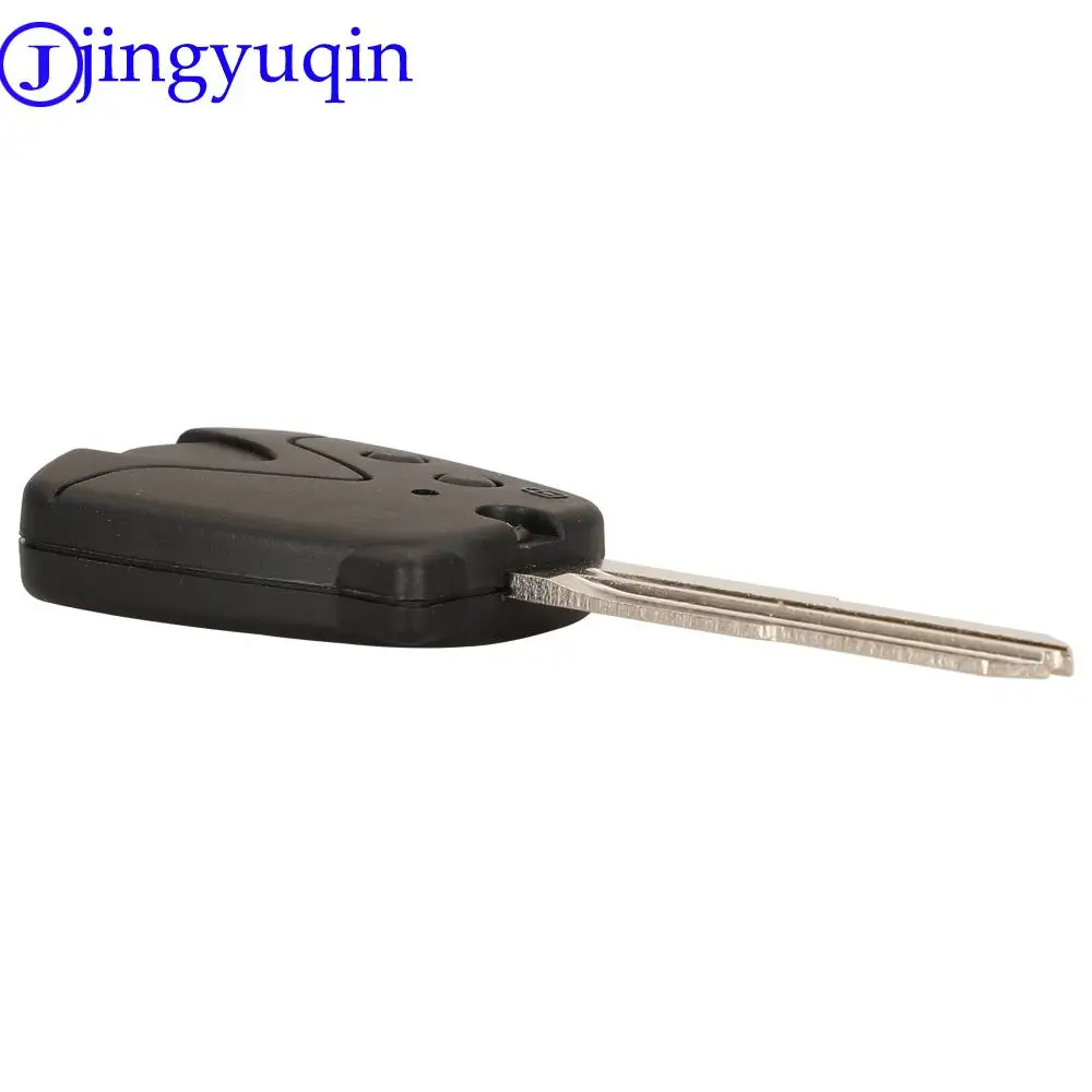 jingyuqin New Replacement Car Blank Key with Groove on Right Blade For Malaysia Proton Remote Shell Cover Case