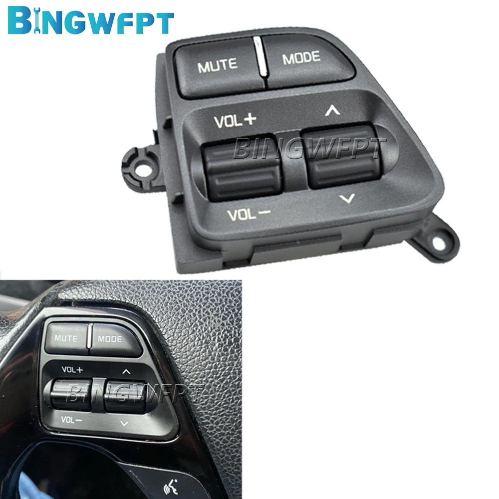 4 Button Switch Steering Wheel Button For KIA CERATO K3 K3S Ceed JD 2013-2018