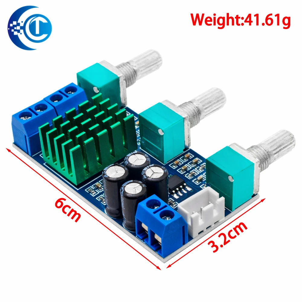 XH-M567 TPA3116D2 Dual-channel Stereo High Power Digital Audio Power Amplifier Board Audio Power Amplifier Board 80W*2