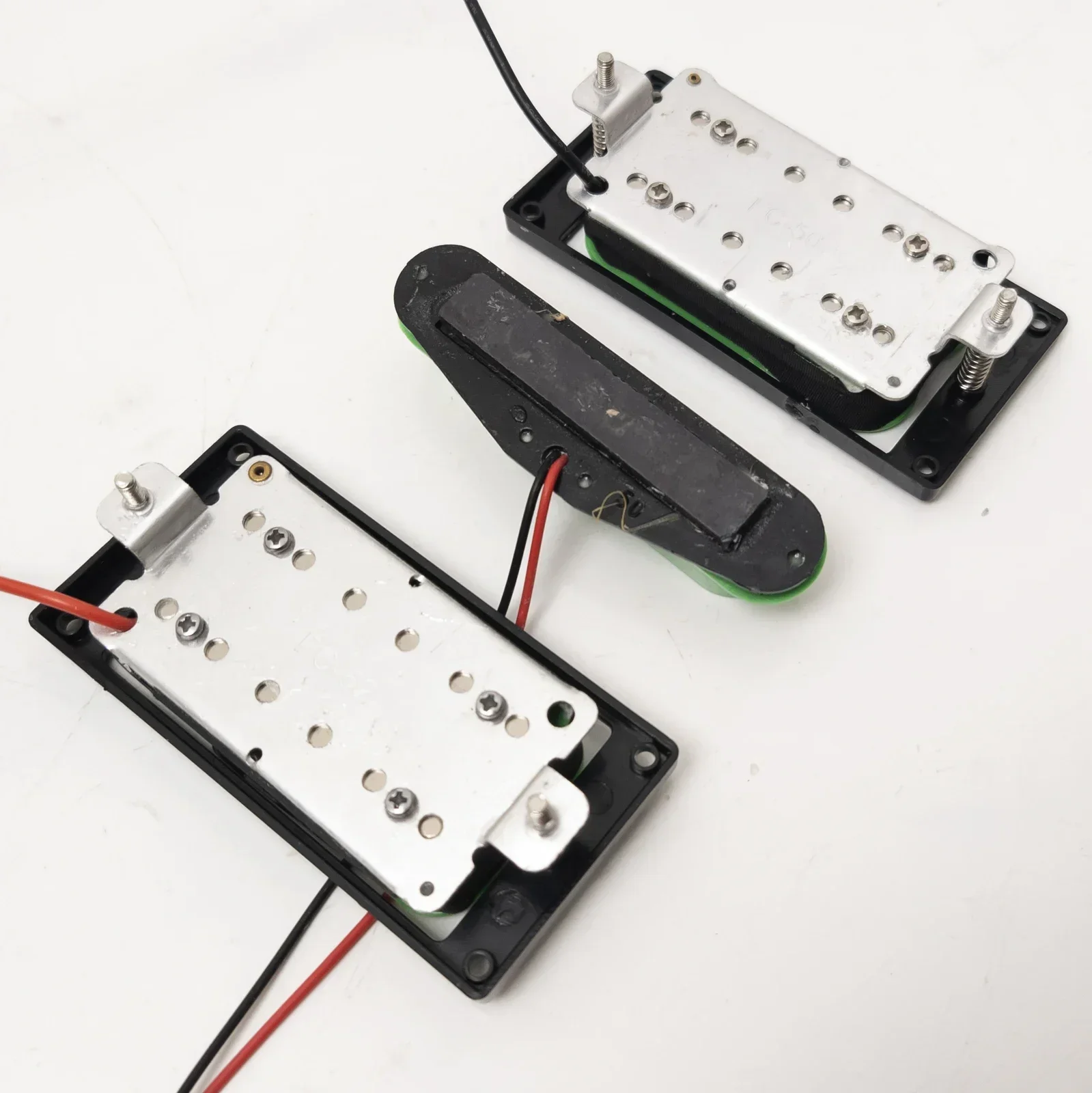 Yue Yun Music Store-Discount Hot Sale-Electric Guitar Pickups Set Prewired Loaded 1V2T HSH