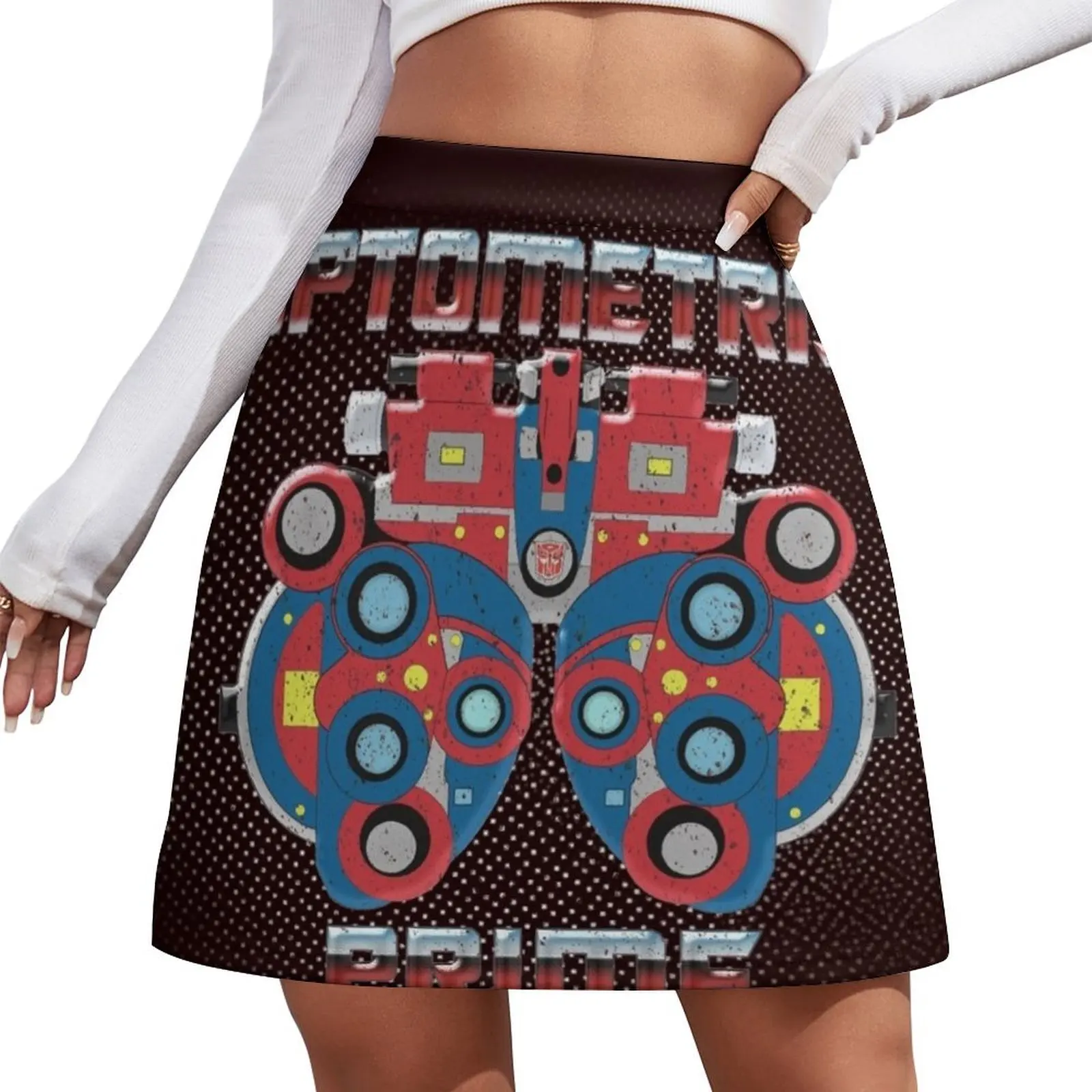 

Optometrist Prime Mini Skirt Female clothing skirts for woman Miniskirt