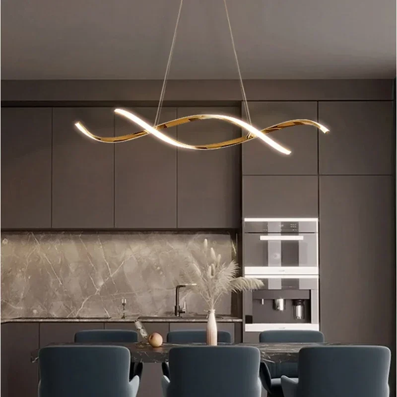 Plafonnier LED Suspendu au Design Moderne, Luminaire Décoratif d'Nik, Idéal pour un Salon, une Salle à Manger, un Hôtel, une Chambre à Coucher ou un Bar