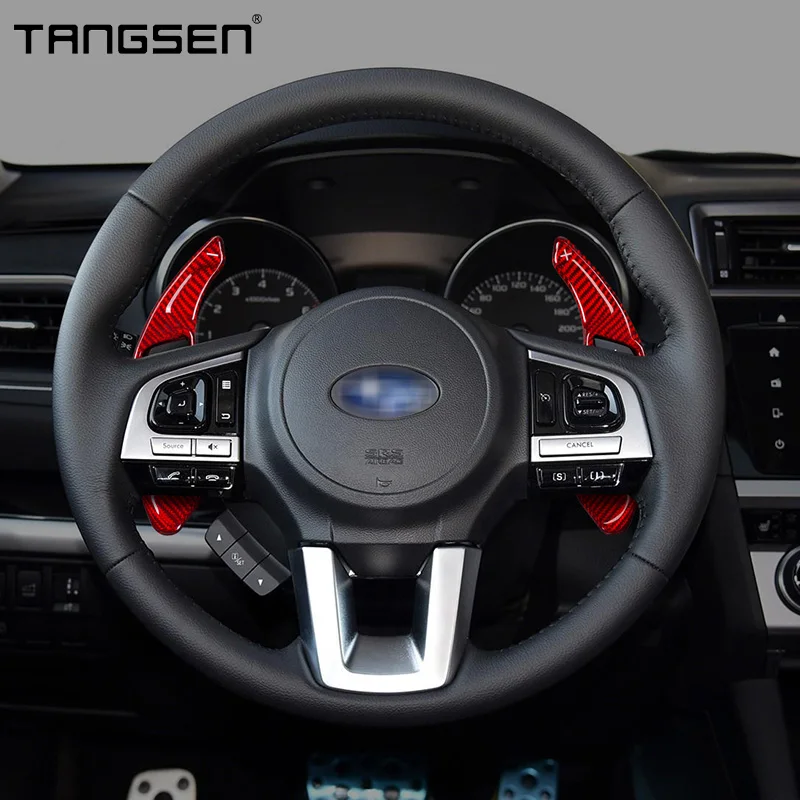 Carbon Fiber Steering Wheel Extension Paddle Shift Compatible With Subaru Forester SJ BRZ XV Outback Legacy For Toyota GT86 FR-S