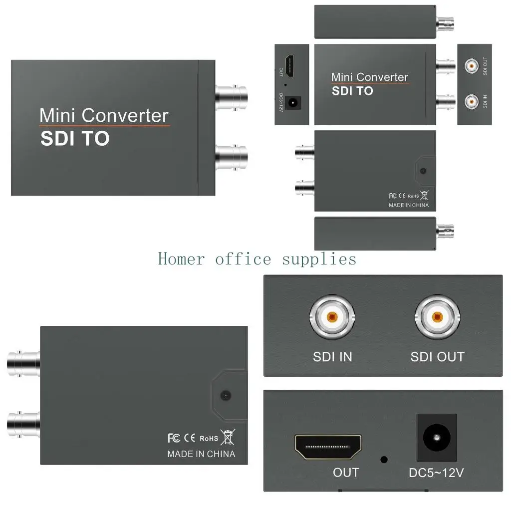 

K43B в SDI+HDMI-совместимый конвертер 3G-SDI HD-SDI SD-SDI Обнаружение формата формата формата