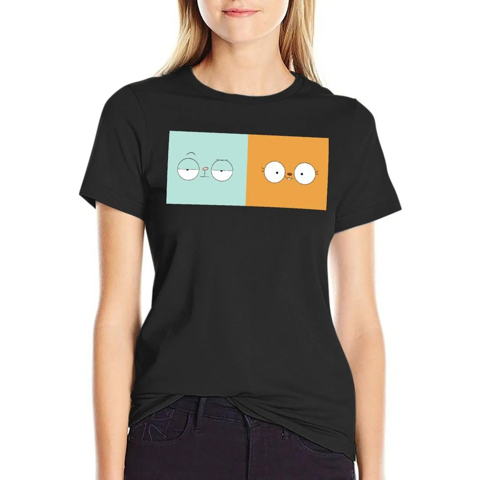 

Kiff and Barry - Kiff Chatterley and Barry Buns Faces - isolated T-Shirt vintage clothes cute clothes white t-shirts for Women