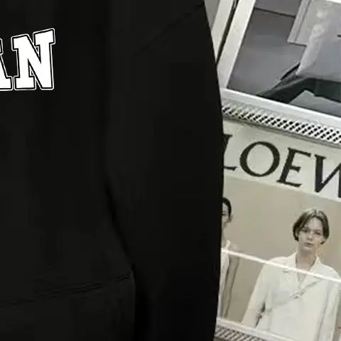 Floral Gray Men and Women Couple Hooded Hooded Velvet Thickened Sweatshirt Jacket Trendy