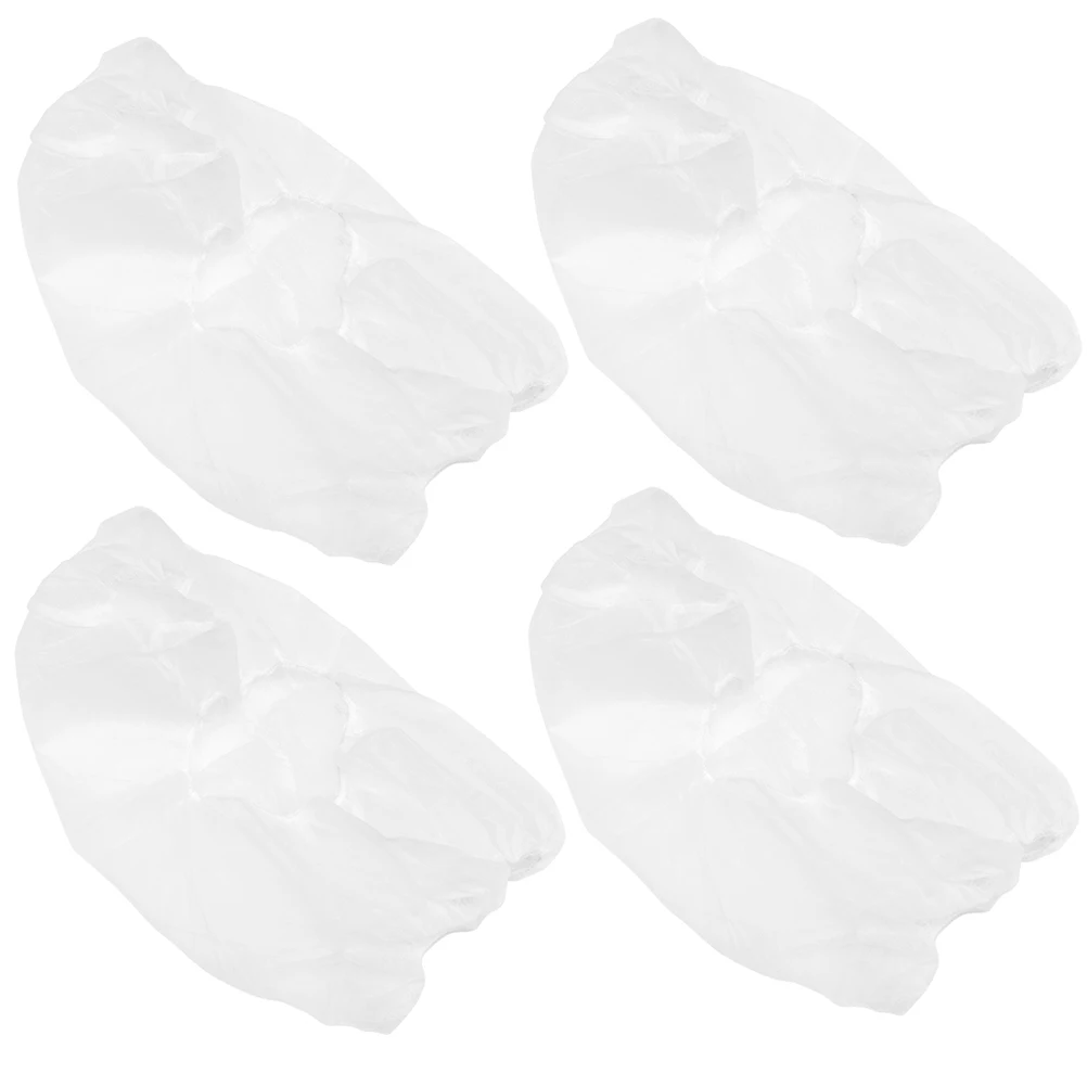 

20PCS Disposable Shower Cap Nonwoven Bath Cap Full Face Cover GoKart Hood Double Layer Bonnet Home Store Salon Kitchen Hospital
