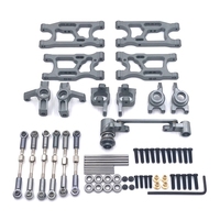 Metal Upgrade Accessories Modification Kits for 1/14 LC RACING EMB-1H/T/DTH/MTH/LC12B1 RC Car Upgrades Parts ,Grey