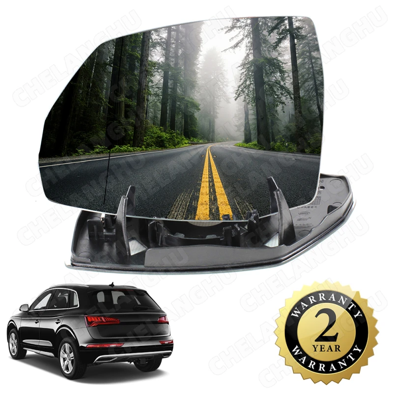 

For Audi Q5 2018 2019 2020 2021 2022 2023 2024 Car Accessories Rearview Side Glass Mirror Lens With Heat 4M0857535B 4M0857536