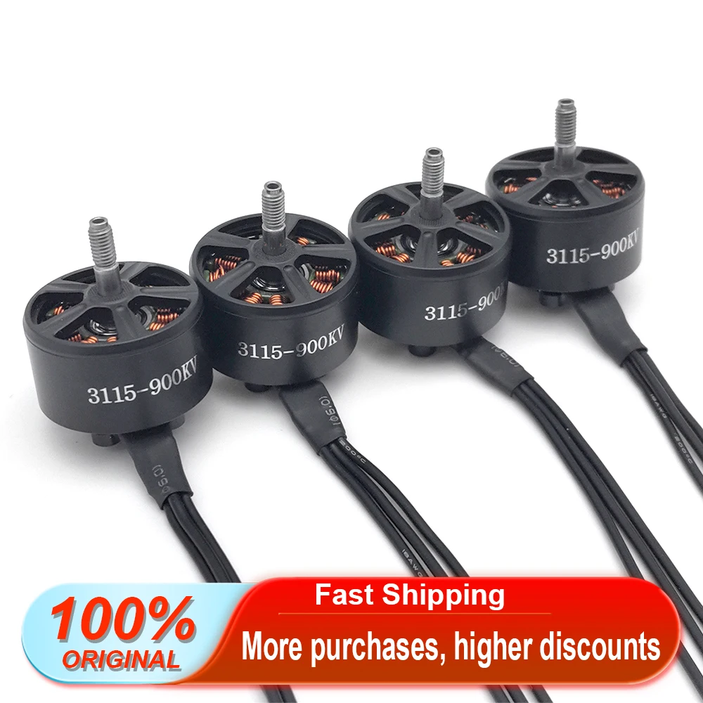 4PCS 3115 900KV 3-6S Brushless Motor for X-Class FPV Racing Drone Cinelifter Long Range Multirotor