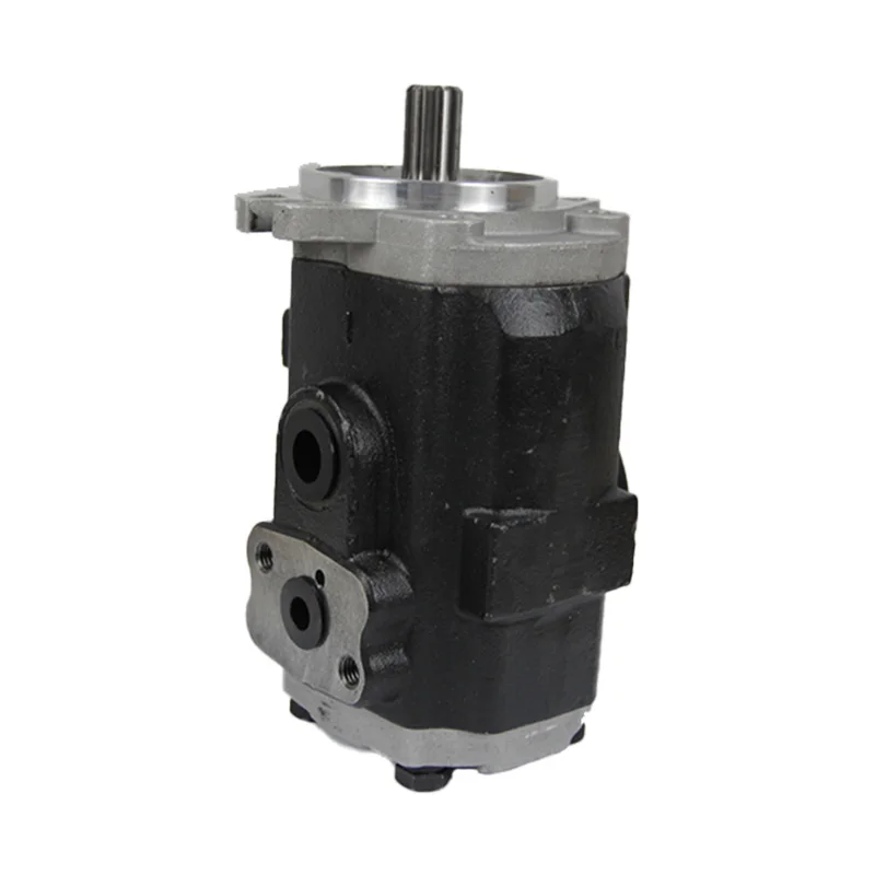 Lifthydrau Forklift Die sel Gear Pump 20Mpa Rated Pressure Double Pump 1500 L/min Hydraulic Fuel Supply Parts