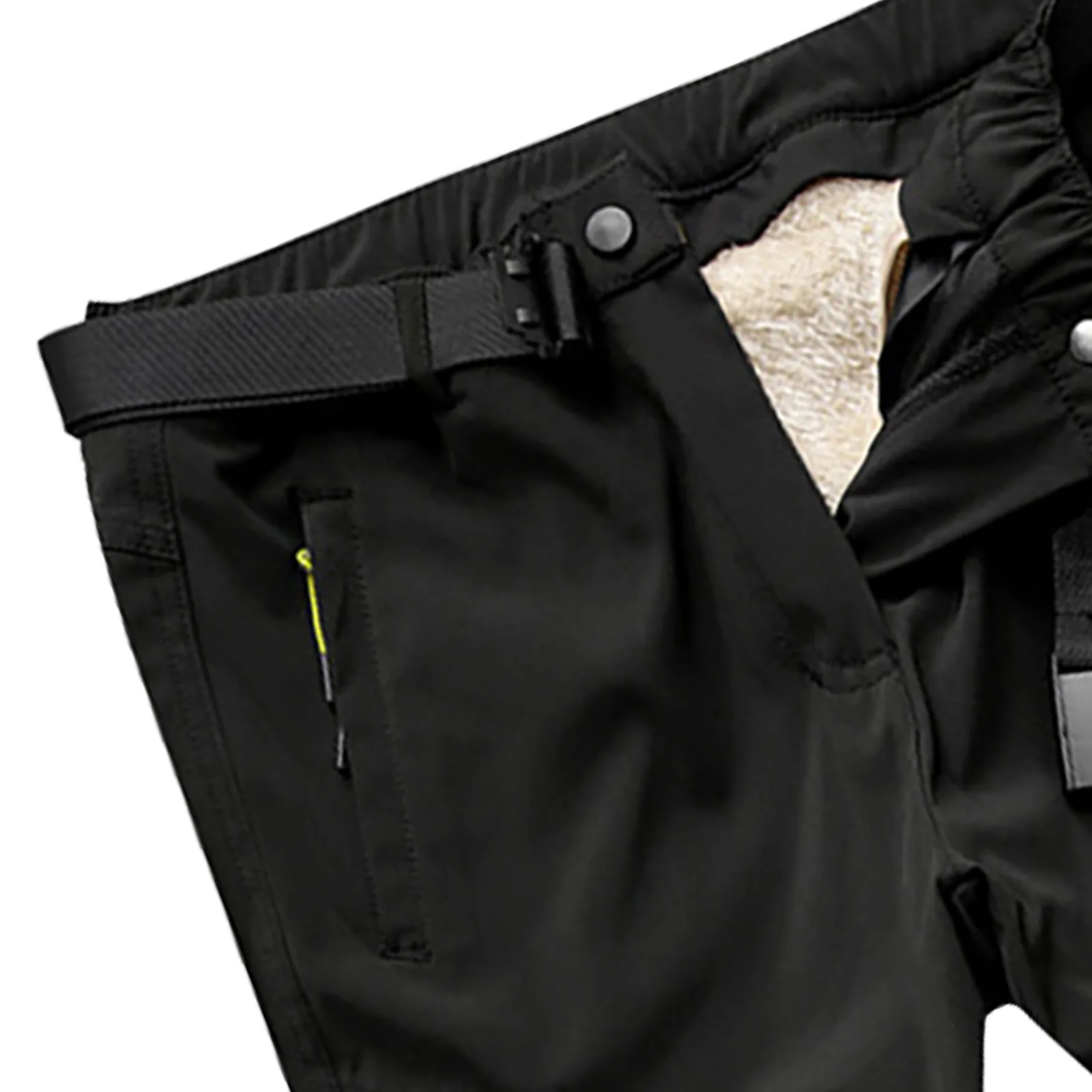 Herren Dicker Fleece-Gefütterter Taktischer Zweiteiler Winddicht Wasserdicht Warm Winter Reit- und Bergsteiger-Outdoor-Bekleidungsset für Männer – Detail 11