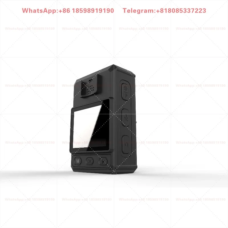 Mini Body Worn Camera AES256 Encrypt 2K Starlight Night Vision Portable Wearable Security Video Recorder