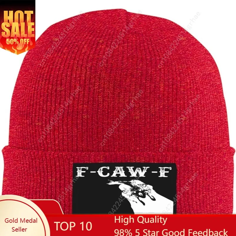 

Antaa F-Caw-F Chicken Knit hat Funny FCAWF Chicken Beanie