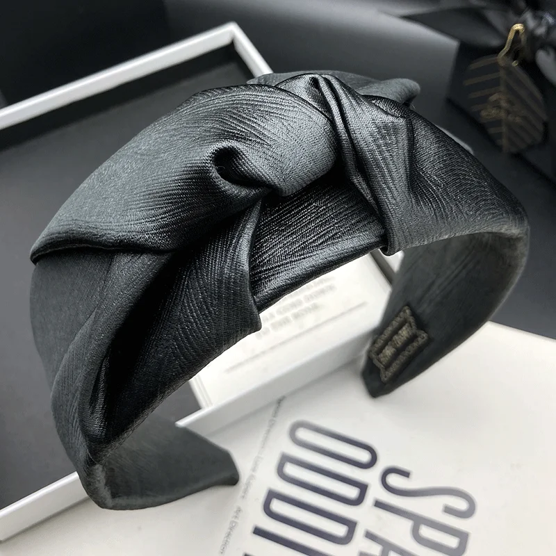 

Retro classic hair clip, women's high skull headband, daily external headwear, wide edge pressed hair, face wash headband