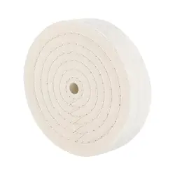 8inch Cotton Buffing Wheel for Bench Grinder Easy Installation Replace Parts with 5/8