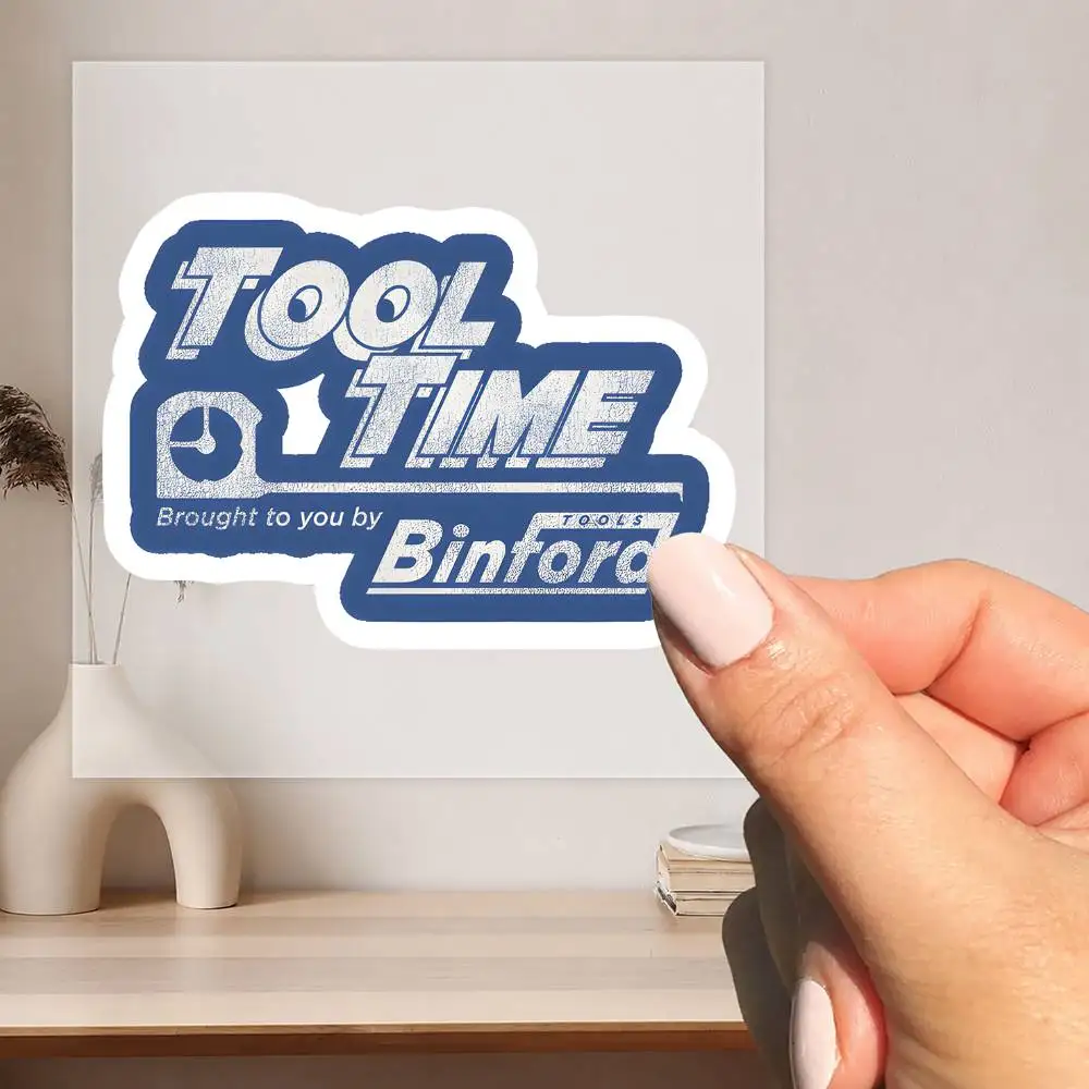 Tool Time Home Improvement Worn Out Waterproof stickers for decorating car windows motorcycles and computers.