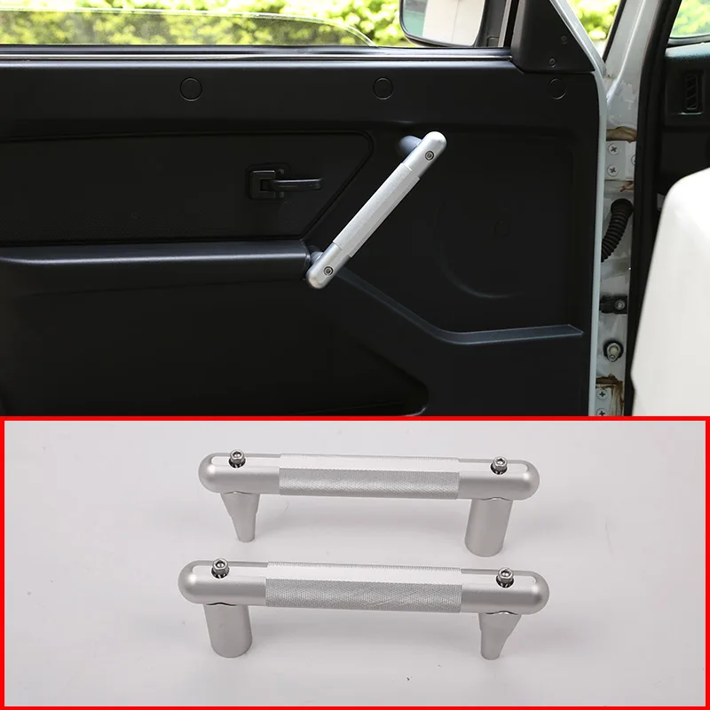 2 Pcs For LADA NIVA Aluminum Alloy Interior Door Handle Trim Car Accessories