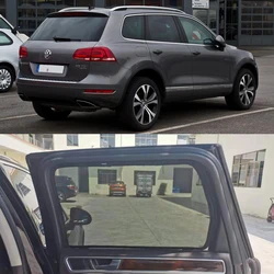 For Volkswagen VW TOUAREG 7P 2011-2018 Magnetic Car SunShade Front Windshield Curtain Rear Side Baby Window Mesh Sun shade Visor