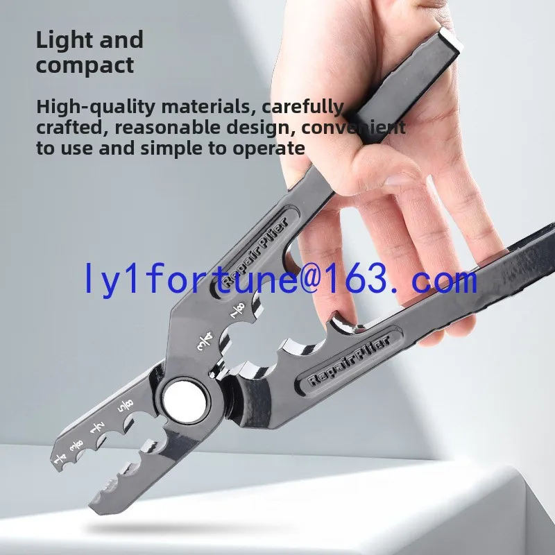 Hot-selling Copper tube repair flattened round, compound round, folded tube repairman round pliers, refrigeration tool pliers