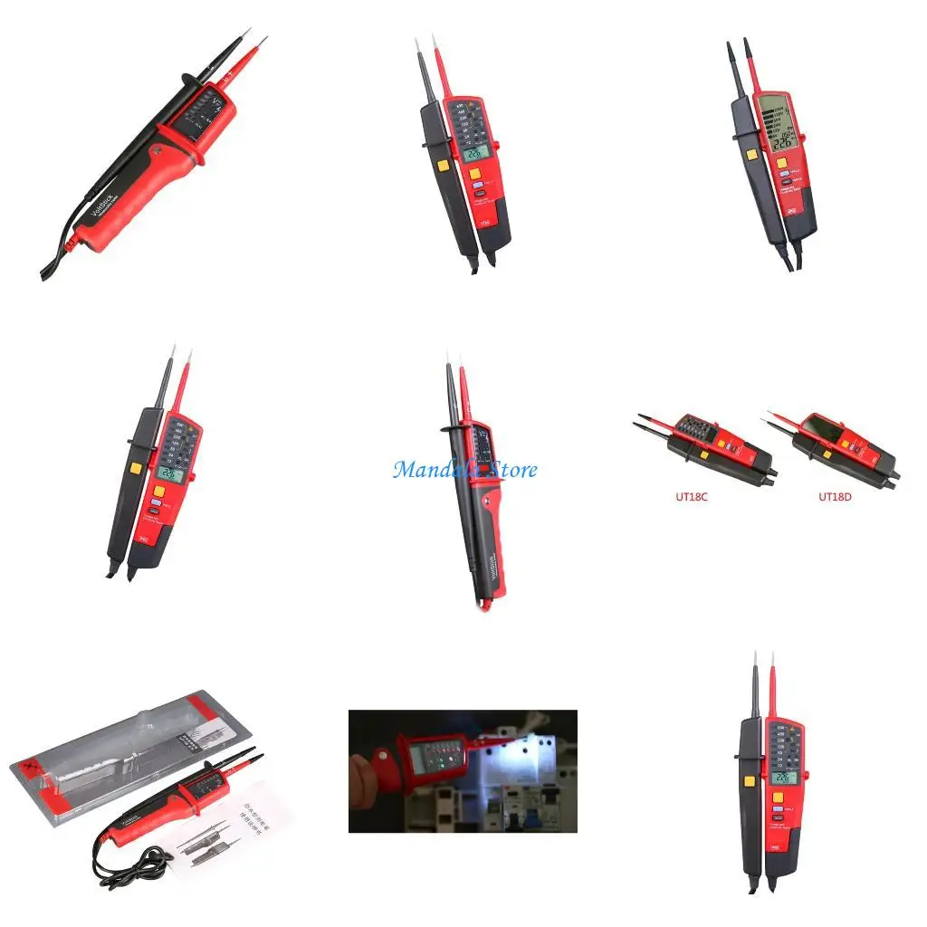 

U2JC Multifunction And Continuity Tester With LED Display Waterproof Design For Electrical System Diagnostics
