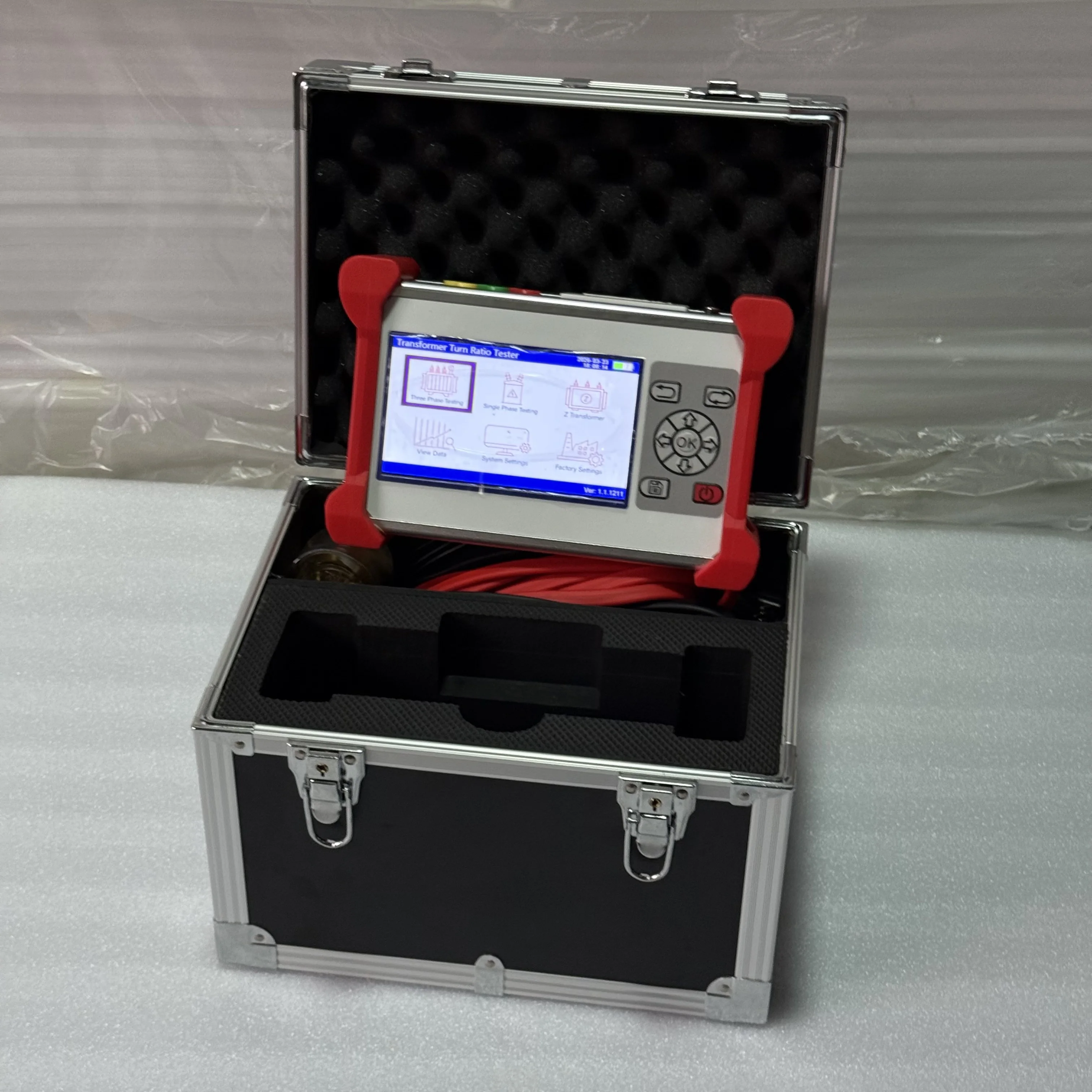 Transformer Turns Ratio Group Tester TTR Three Phase Single Phase PT CT Group Polarity With 100 Test Data Pieces