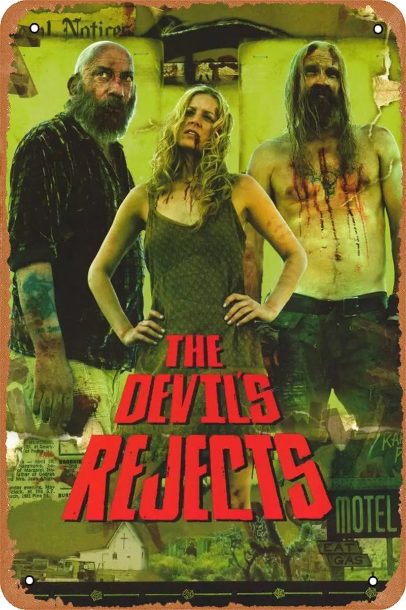 Metal Tin Sign,The Devils Rejects Poster,Vintage Poster for Wall Decor