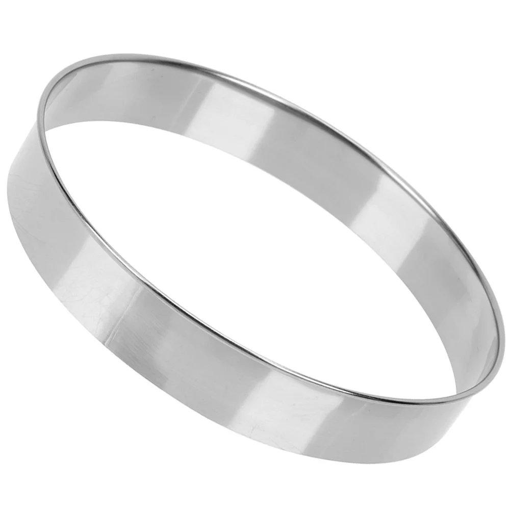 

Pizza Saucing Ring Stainless Steel Deep Round Mold For Baking Cake Muffin Kitchen Tool Pastry Ring Dough Cutting Reusable