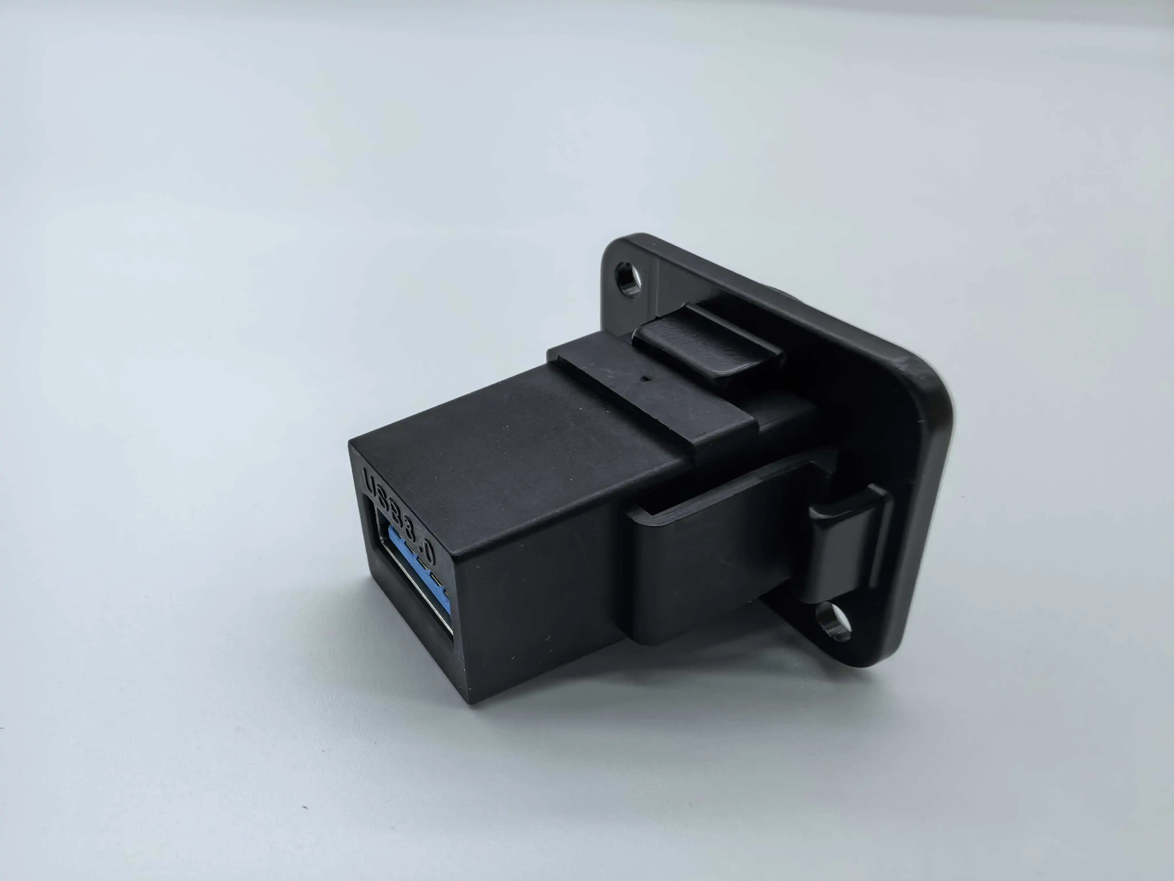 USB 3.0 لوحة جبل A-نوع المقبس 5Gbps عالية السرعة نقل البيانات اللون الأزرق مع ثقوب المسمار لمنفذ الاستخدام الصناعي