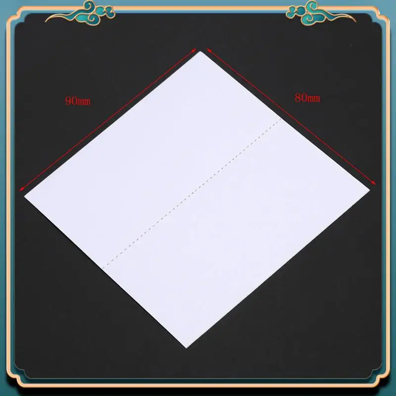 ABJG-400 بطاقات مكان اسم الطاولة الفارغة، العديد من الألوان - أبيض، الحفلات، الزفاف