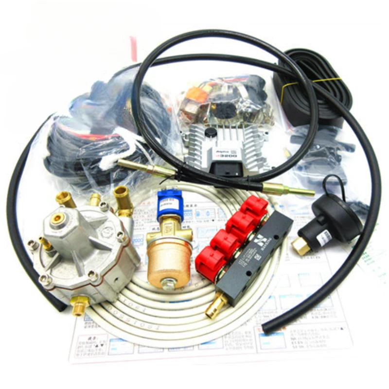 LPG liquefied gas accessories multi-point kit AC300 four cylinder kit gas car oil to gas conversion