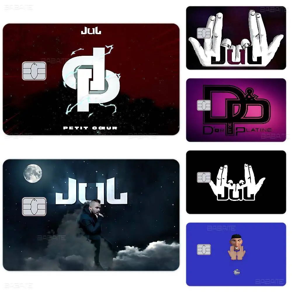 JuL C'est Pas Des Anime غطاء أمامي ملصق غشائي لبطاقة الخصم الائتمان شريحة صغيرة كبيرة #6