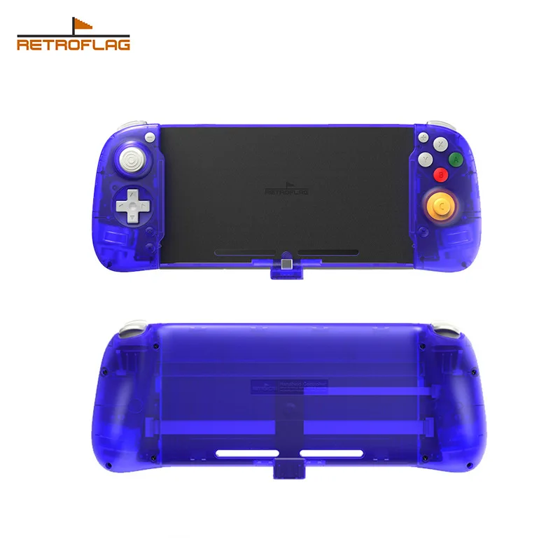 Retroflag Handheld Controller Compatible with Nintendo Switch LCD/Switch OLED One-Piece Joypad Easy Plug Turbo Button Gamepad