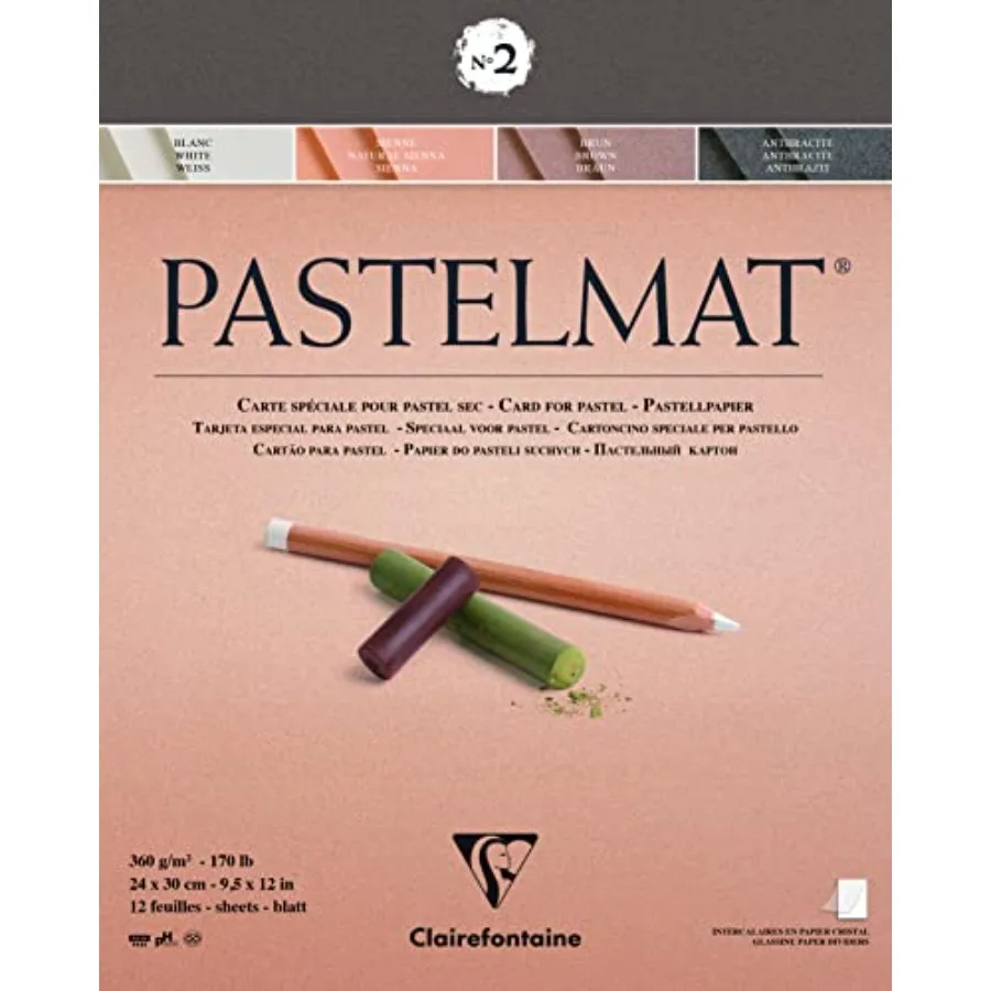 

96007C Pastelmat, glued, , , Assorted Colours