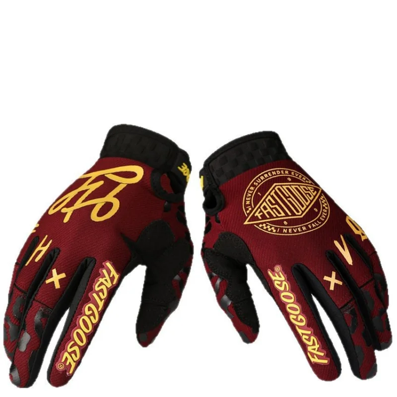 ถุงมือขี่มอเตอร์ไซค์ FASTGOOSE แบบหน้าจอสัมผัส ถุงมือปั่นจักรยาน